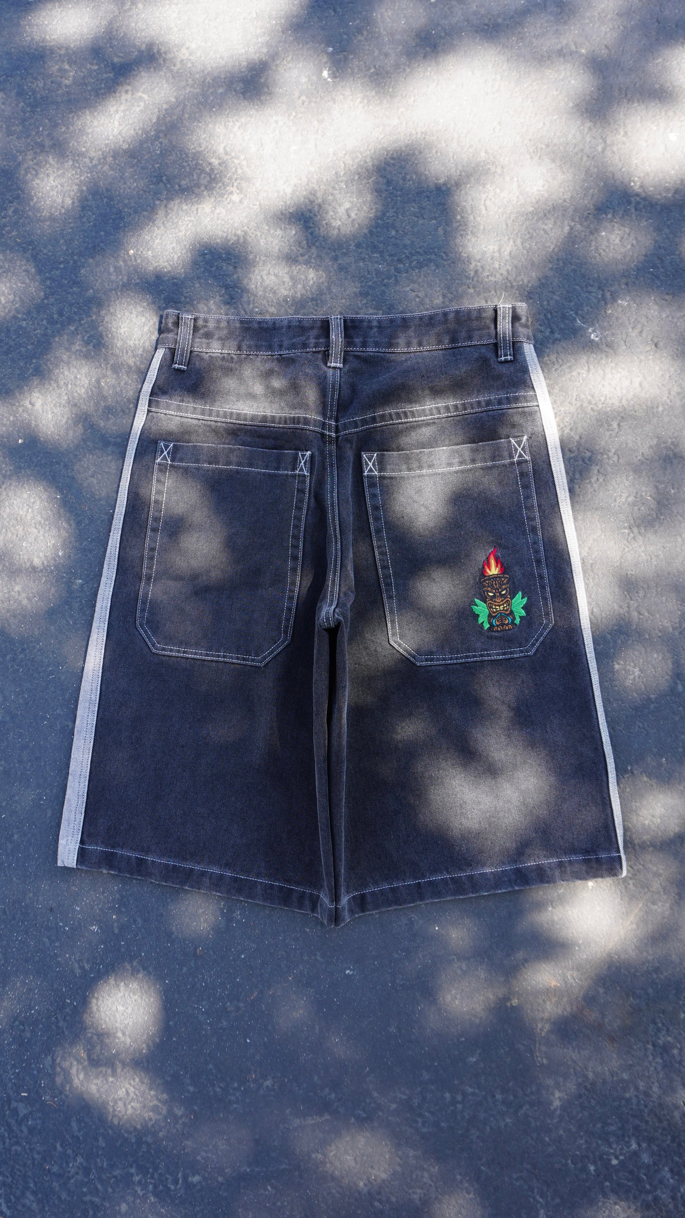 Black Tiki Jorts